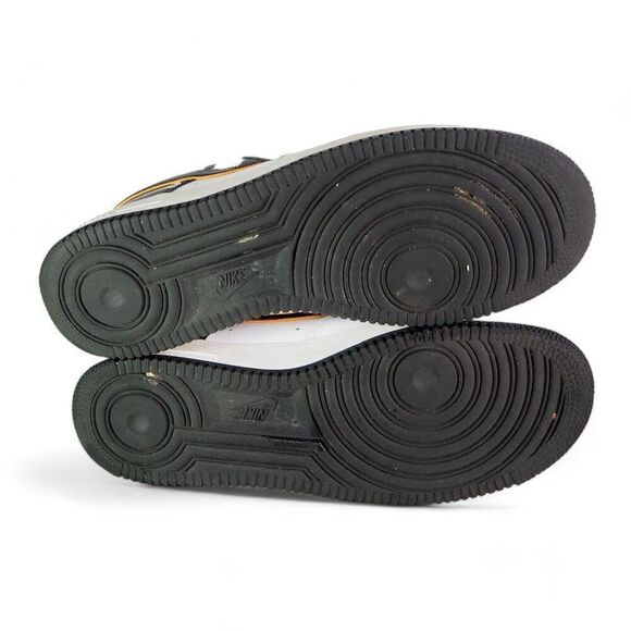 Nike Air Force 1 '07 LV8 'White Black Orange' Sneakers 823511-104 Men's 12 - Picture 8 of 12